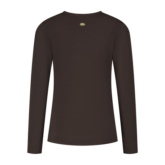 Port Lavande Shirt Liselot donkerbruin