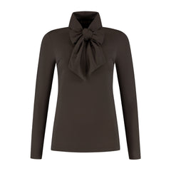 Top Elsemarie dark brown