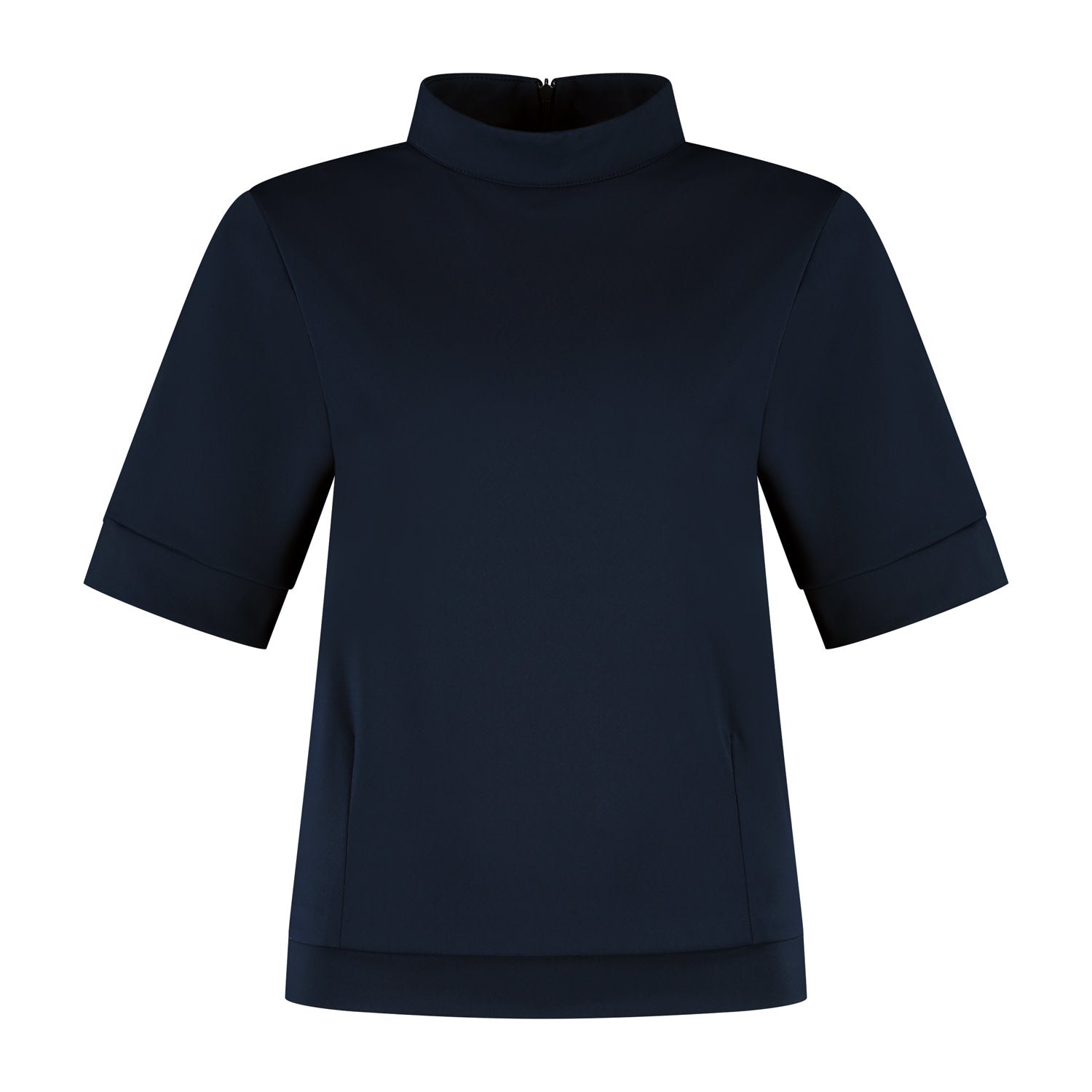 Port Lavande Top Linn donkerblauw