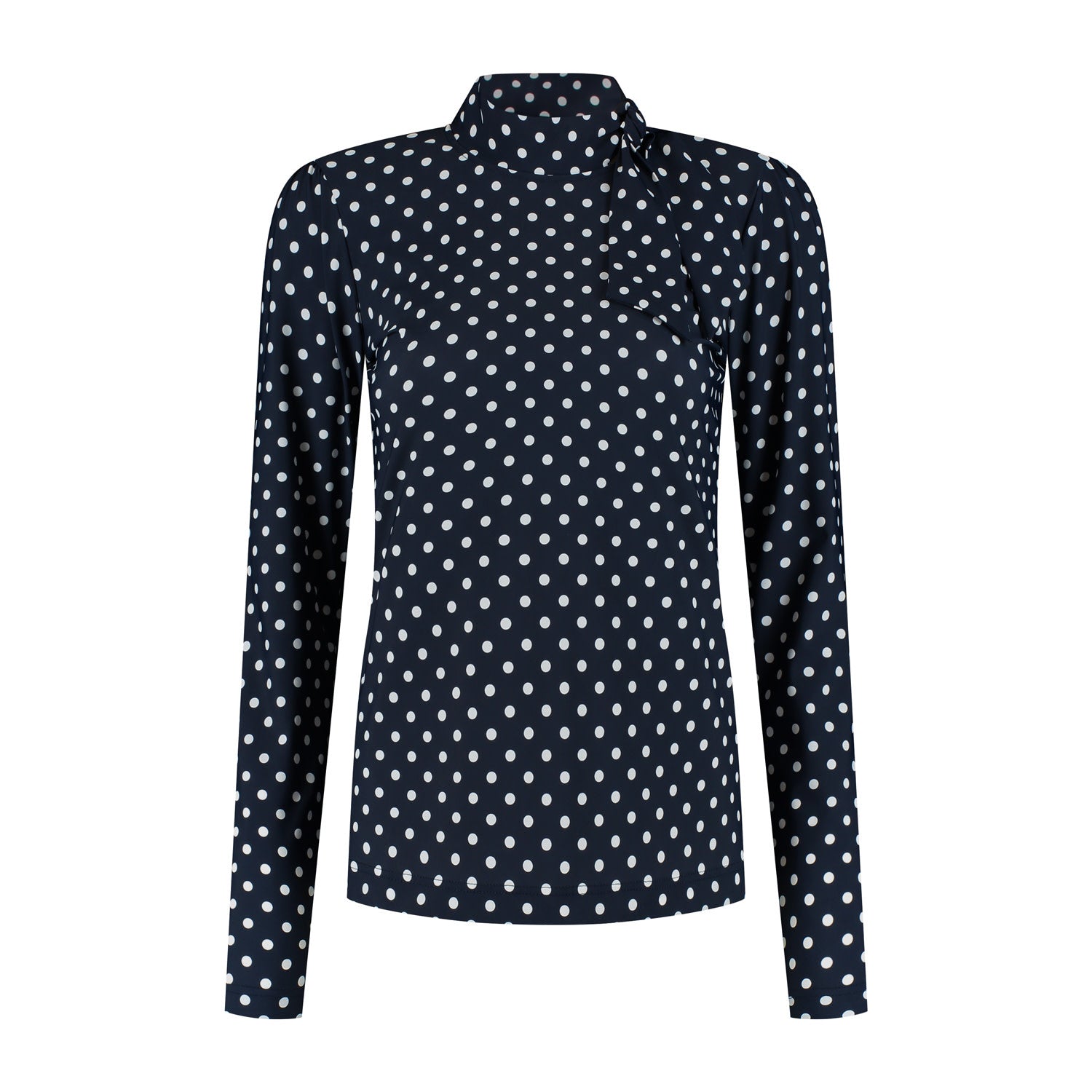 Port Lavande Top Mila donkerblauw noppen