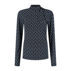 Top Mila dark blue retro