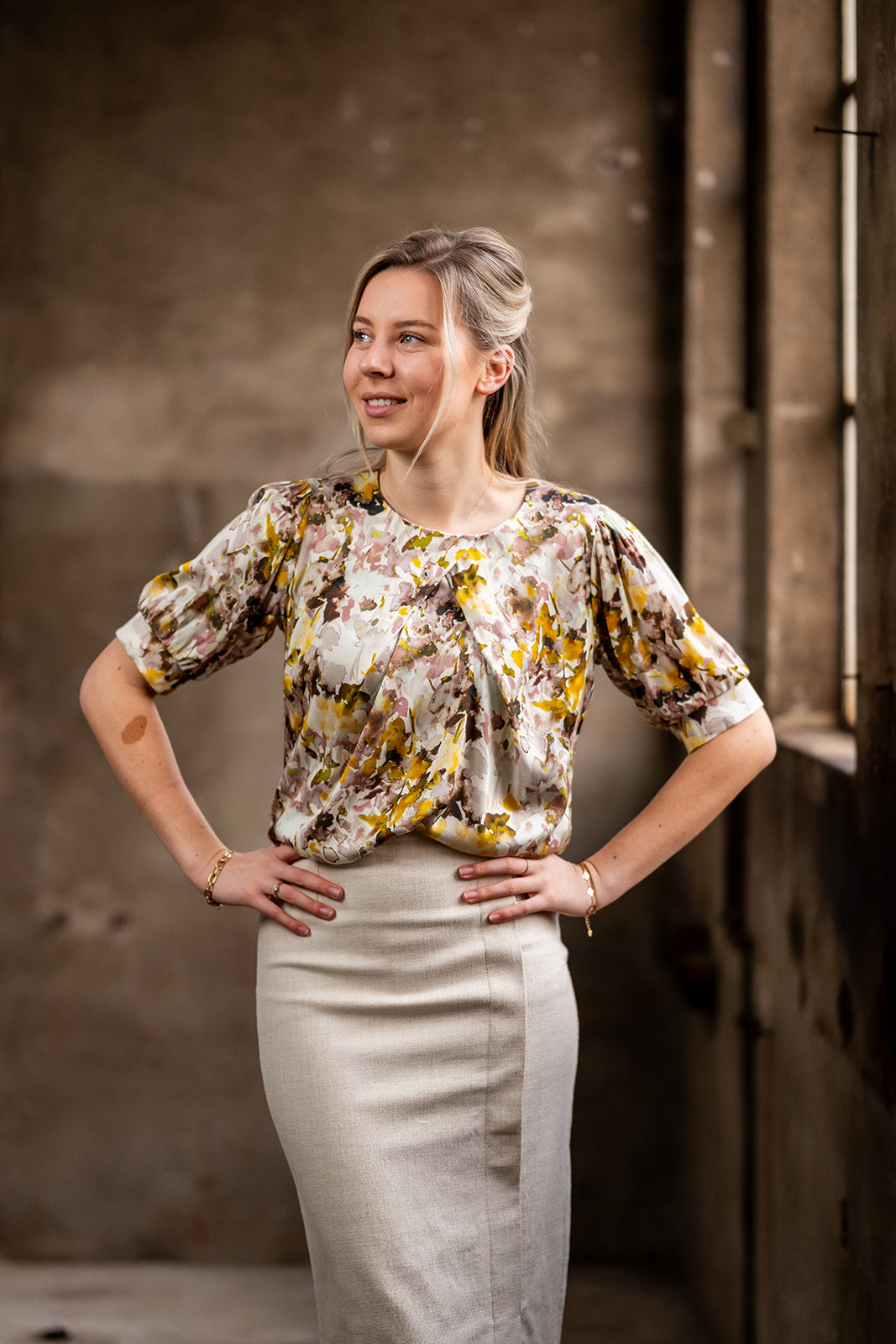 Port Lavande Top Selina geel