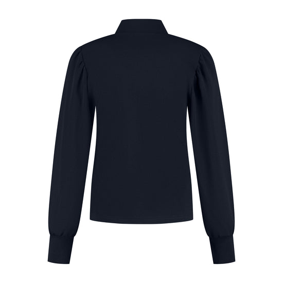 Port Lavande Top Silke donkerblauw