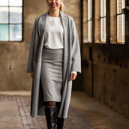 Port Lavande Vest Coco lichtgrijs