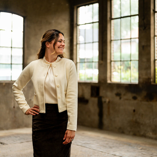 Port Lavande Vest Erika offwhite