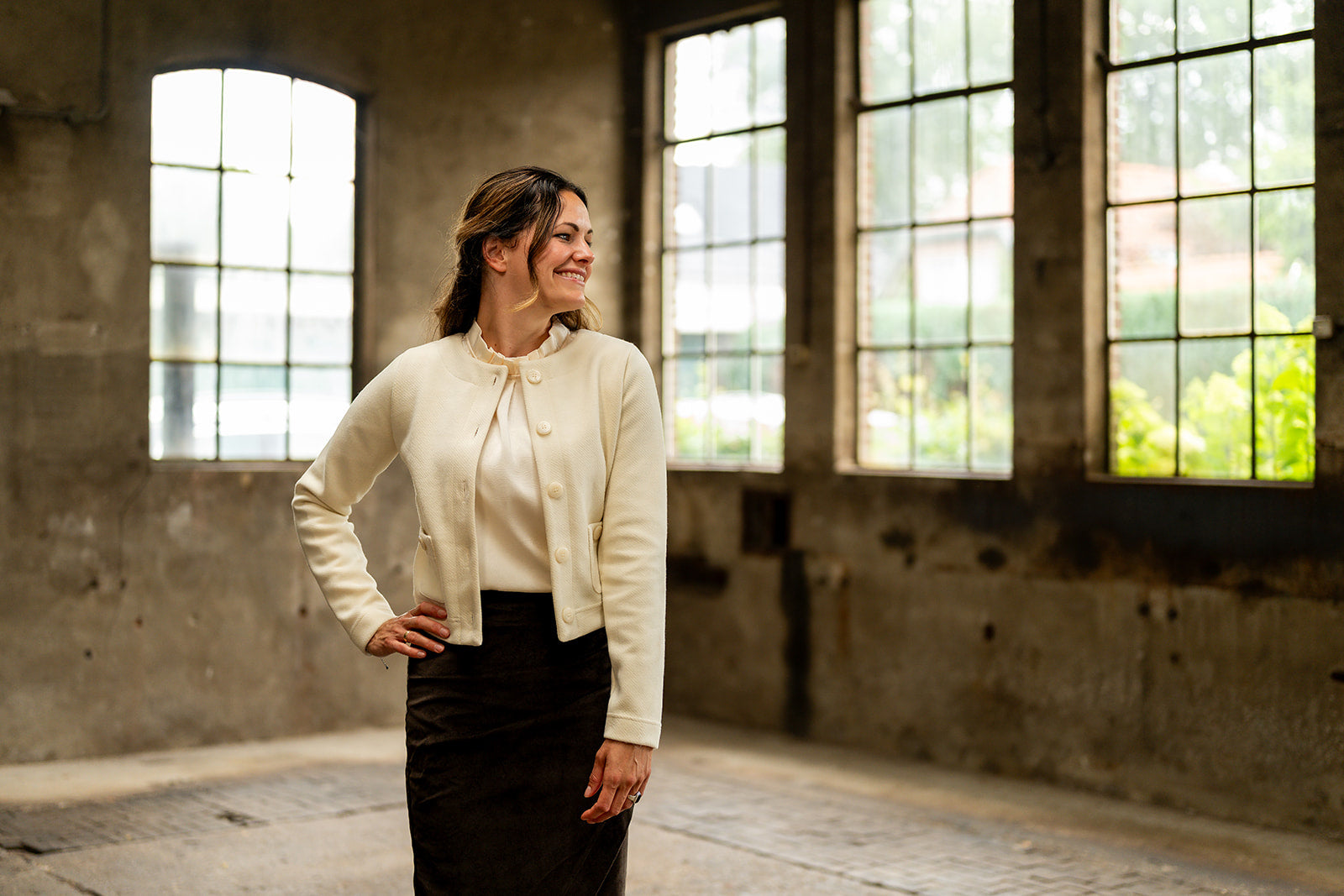 Port Lavande Vest Erika offwhite