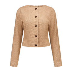 Cardigan Erna tobacco