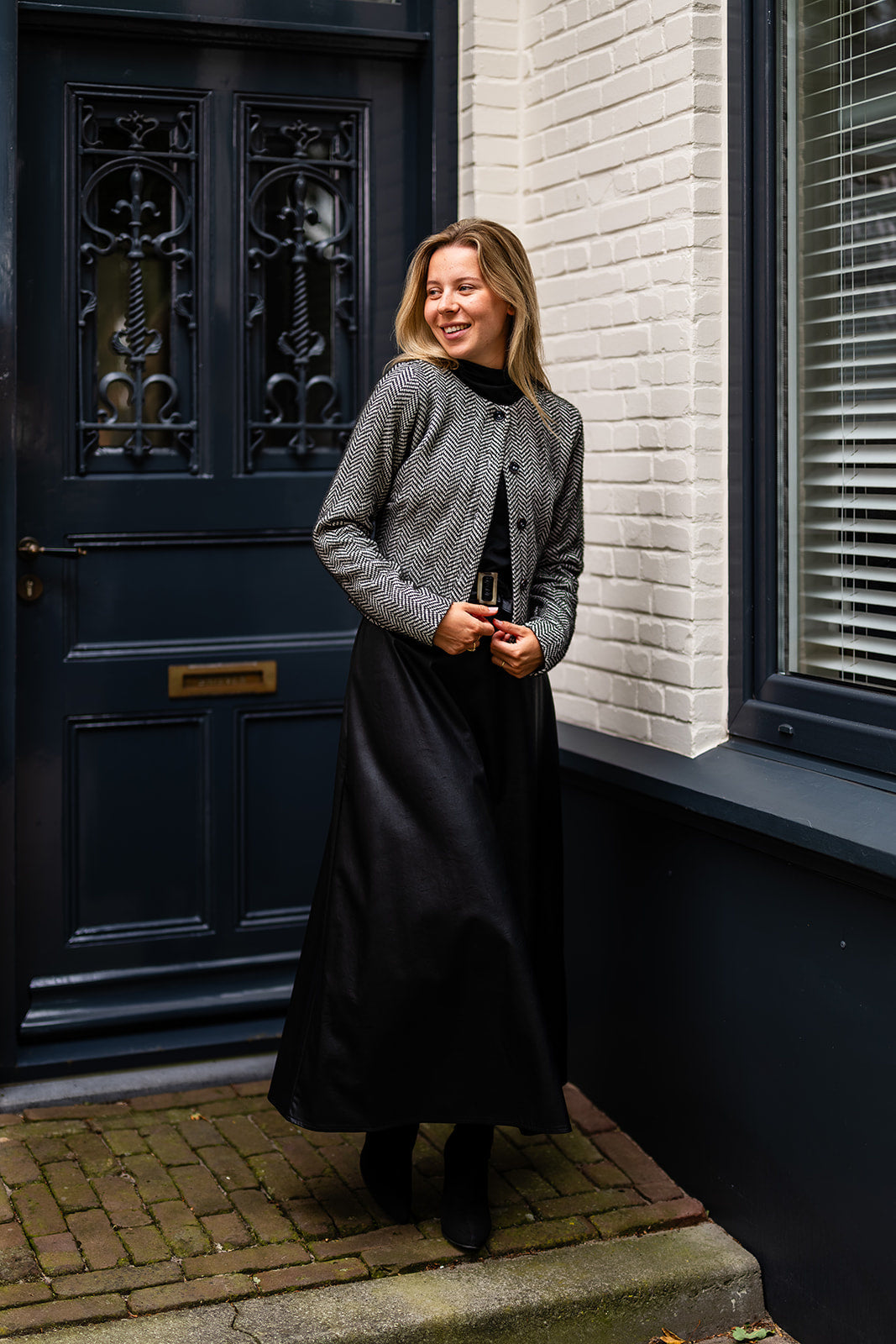 Port Lavande Vest Erna zwart