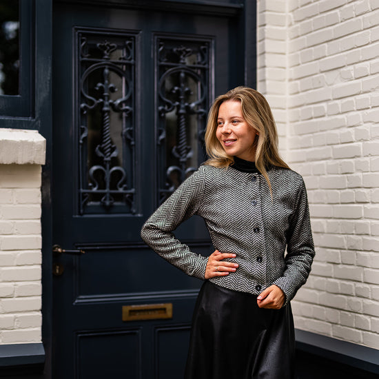 Port Lavande Vest Erna zwart