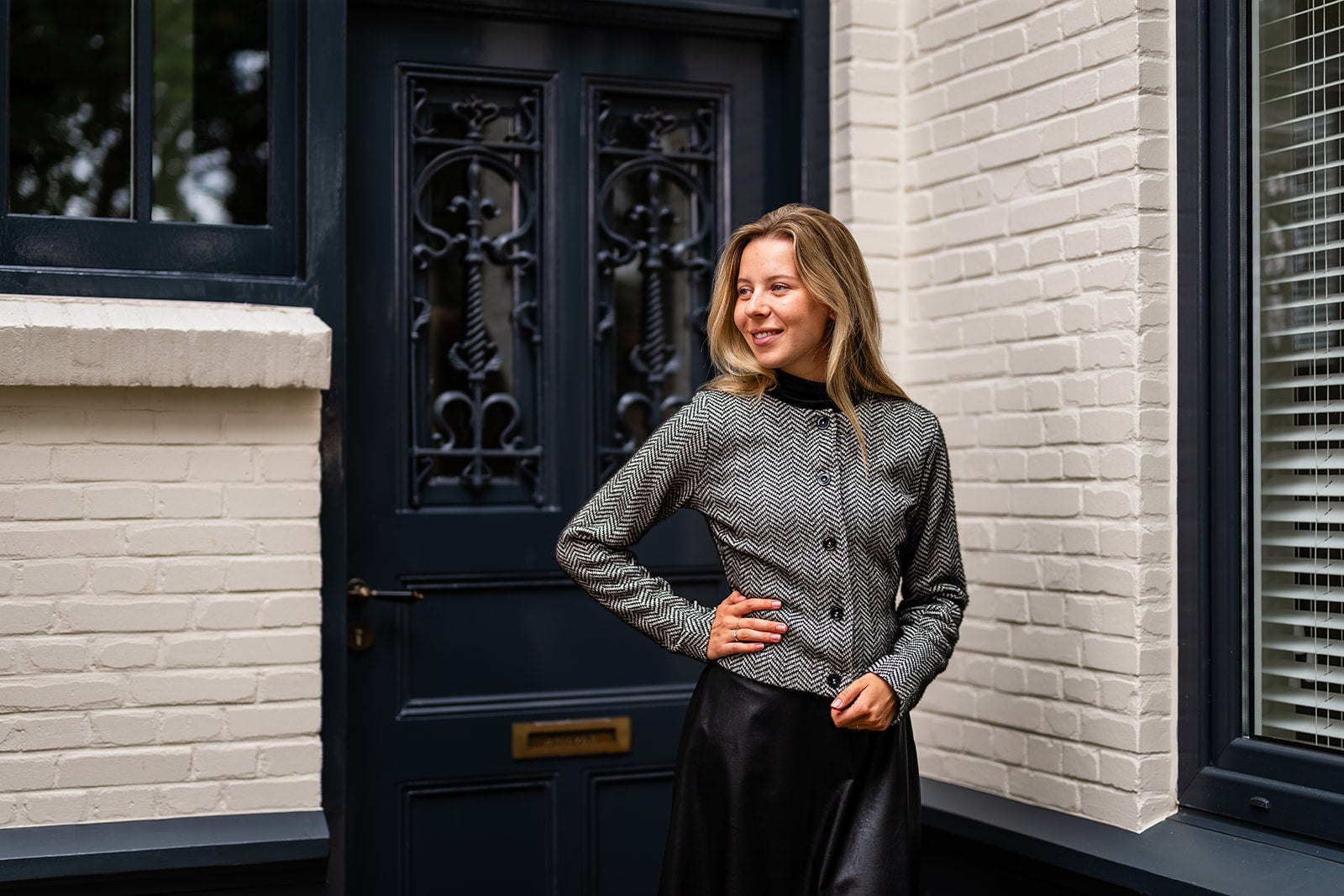 Port Lavande Vest Erna zwart