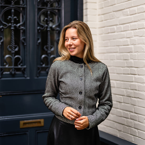 Port Lavande Vest Erna zwart