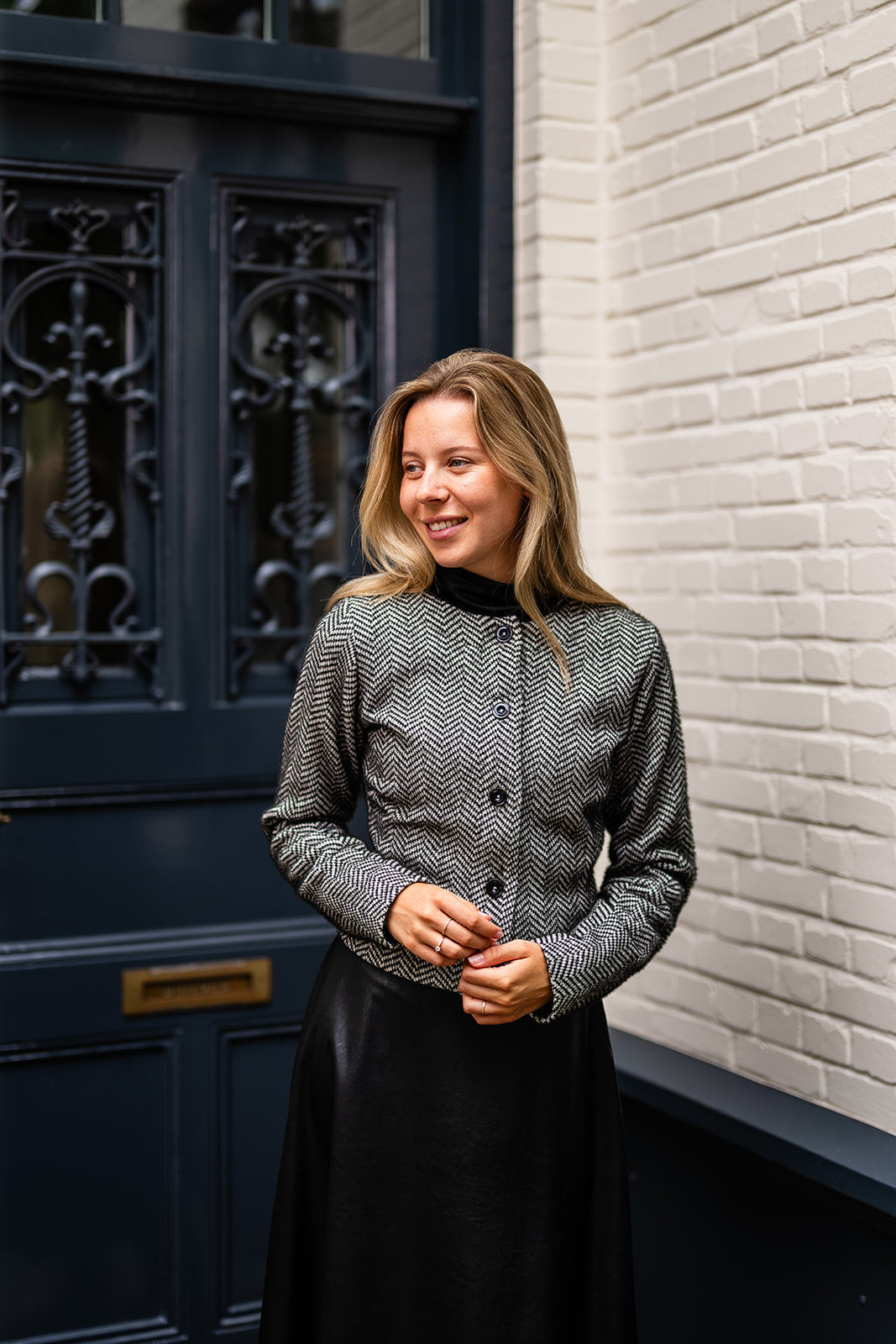 Port Lavande Vest Erna zwart