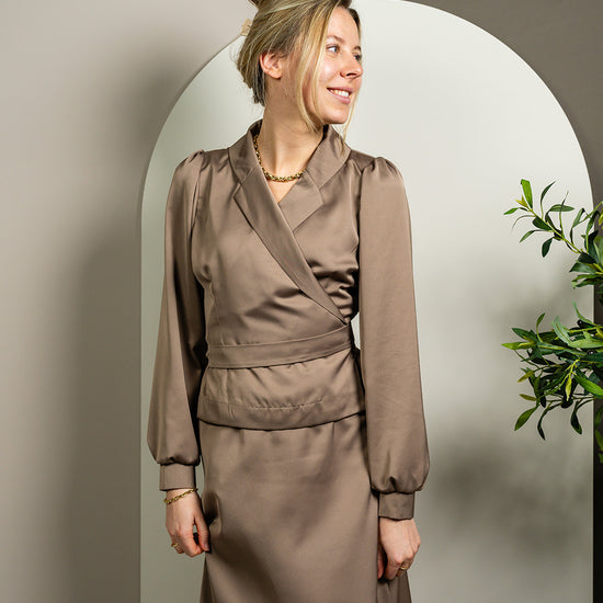 Port Lavande Wikkeltop Irene taupe