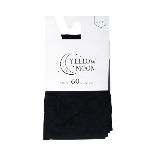 Yellow Moon Kinderpanty Yellow Moon zwart 60den
