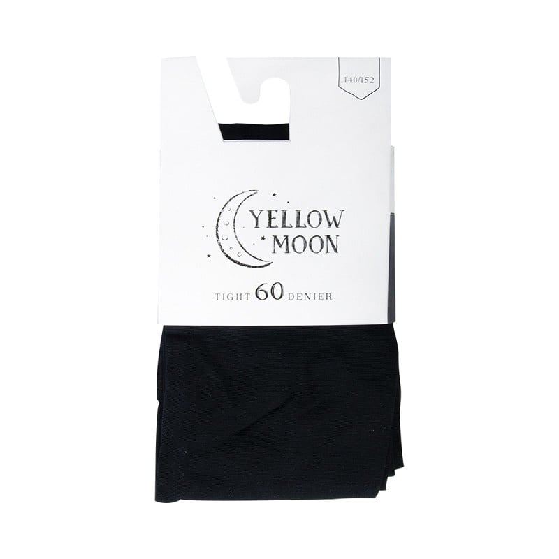 Yellow Moon Kinderpanty Yellow Moon zwart 60den