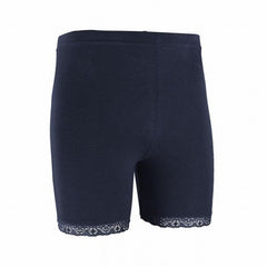 Meisjes onderbroekje met kant donkerblauw
