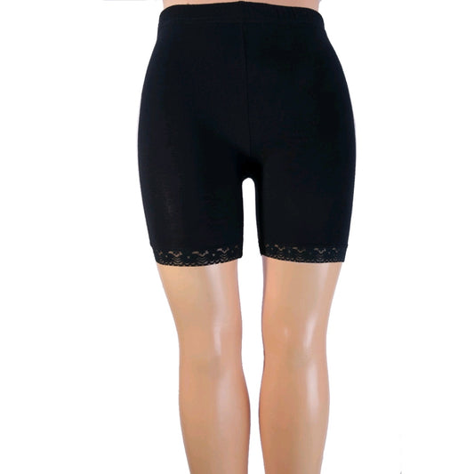 Yellow Moon Meisjes onderbroekje met kant donkerblauw